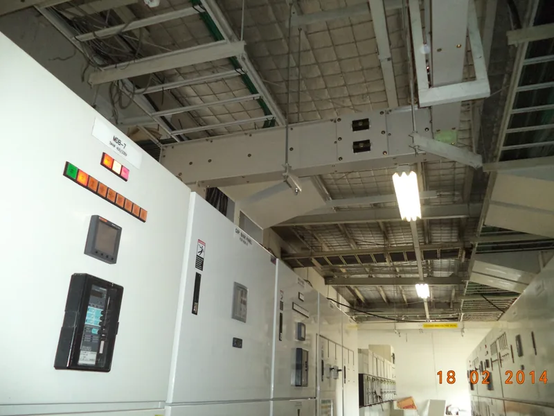 Sala de equipamentos elétricos, imagem do acervo do site BG